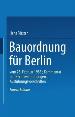 Cover Bauordnung für Berlin (eBook, PDF)