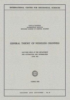 Cover General Theory of Noiseless Channels (eBook, PDF)