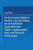 Die Kommunalverbände in Preußen (eBook, PDF)