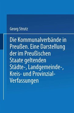 Cover Die Kommunalverbände in Preußen (eBook, PDF)