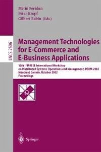 Management Technologies for E-Commerce and E-Business Applications (eBook, PDF)
