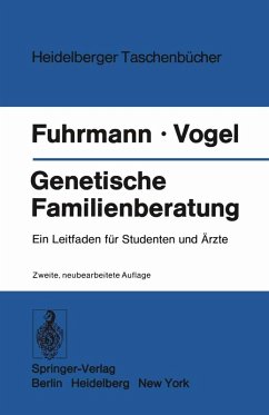Genetische Familienberatung (eBook, PDF) - Fuhrmann, Walter; Vogel, Friedrich