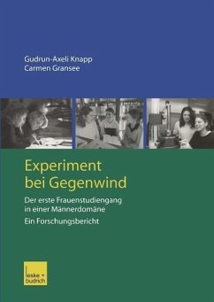 Experiment bei Gegenwind (eBook, PDF) - Knapp, Gudrun-Axelie; Gransee, Carmen