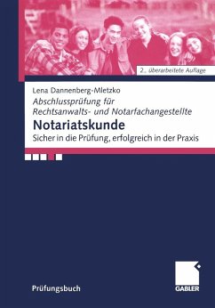 Notariatskunde (eBook, PDF) - Dannenberg-Mletzko, Lena