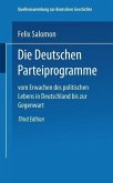 Die Deutschen Parteiprogramme (eBook, PDF)