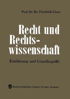 Cover Recht und Rechtswissenschaft (eBook, PDF)