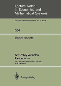 Are Policy Variables Exogenous? (eBook, PDF) - Horvath, Balazs