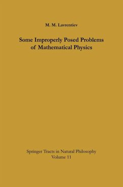 Some Improperly Posed Problems of Mathematical Physics (eBook, PDF) - Lavrentiev, Michail M.