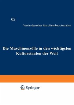 Cover Die Maschinenzölle in den wichtigsten Kulturstaaten der Welt nach dem Stande vom 1. Januar 1908 (eBook, PDF)