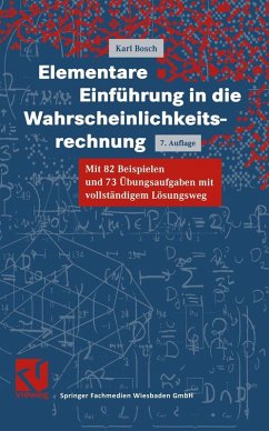 Elementare Einführung in die Wahrscheinlichkeitsrechnung (eBook, PDF) - Bosch, Karl