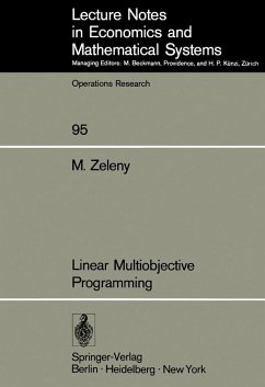 Linear Multiobjective Programming (eBook, PDF) - Zeleny, M.
