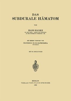Das subdurale Hämatom (eBook, PDF) - Hanke, Hans; Olivecrona, H.