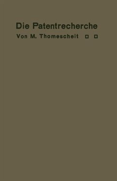 Die Patentrecherche (eBook, PDF) - Thomescheit, M.
