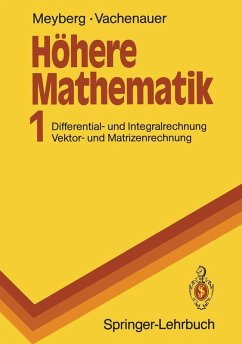 Höhere Mathematik 1 (eBook, PDF) - Meyberg, Kurt; Vachenauer, Peter