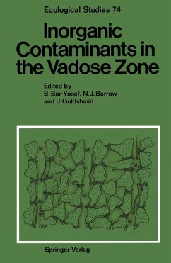 Inorganic Contaminants in the Vadose Zone (eBook, PDF)