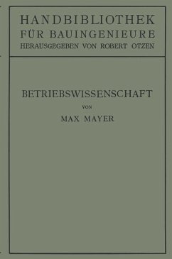 Betriebswissenschaft (eBook, PDF) - Mayer, Max; Otzen, Robert
