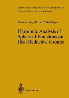 Harmonic Analysis of Spherical Functions on Real Reductive Groups (eBook, PDF) - Gangolli, Ramesh; Varadarajan, Veeravalli S.