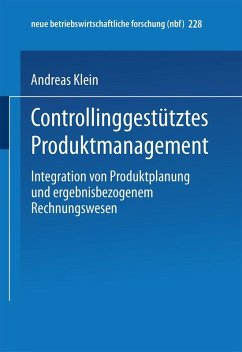 Controllinggestütztes Produktmanagement (eBook, PDF) - Klein, Andreas