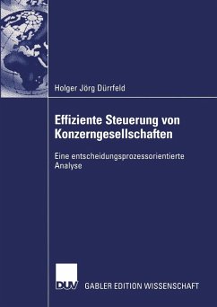 Cover Effiziente Steuerung von Konzerngesellschaften (eBook, PDF)