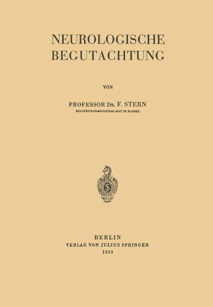 Neurologische Begutachtung (eBook, PDF) Neurologische Begutachtung (eBook, PDF)