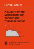 Klausurtraining Mathematik für Wirtschaftswissenschaftler (eBook, PDF)