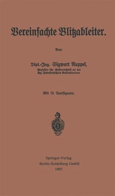 Vereinfachte Blitzableiter (eBook, PDF) - Ruppel, Sigwart