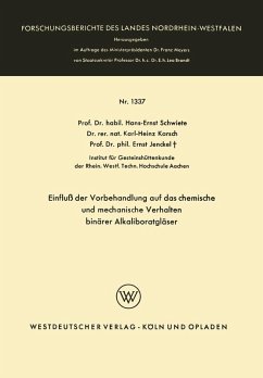 Cover Einfluß der Vorbehandlung auf das chemische und mechanische Verhalten binärer Alkaliboratgläser (eBook, PDF)