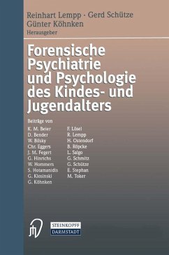 Cover Forensische Psychiatrie und Psychologie des Kindes- und Jugendalters (eBook, PDF)