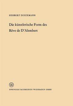 Die künstlerische Form des Rêve de D'Alembert (eBook, PDF) - Dieckmann, Herbert