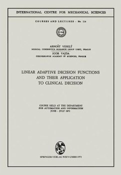 Cover Linear Adaptive Decision Functions and Their Application to Clinical Decision (eBook, PDF)