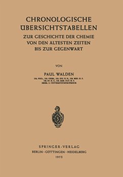 Cover Chronologische Übersichtstabellen (eBook, PDF)