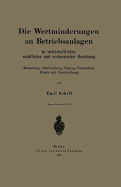 Die Wertminderungen an Betriebsanlagen (eBook, PDF) Cover Die Wertminderungen an Betriebsanlagen (eBook, PDF)