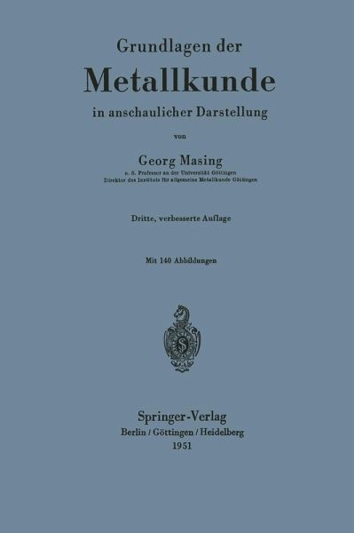 Grundlagen der Metallkunde in anschaulicher Darstellung (eBook, PDF) Grundlagen der Metallkunde in anschaulicher Darstellung (eBook, PDF)