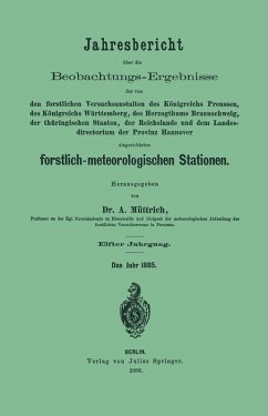 Jahresbericht über die Beobachtungs-Ergebnisse (eBook, PDF) - Müttrich, A.