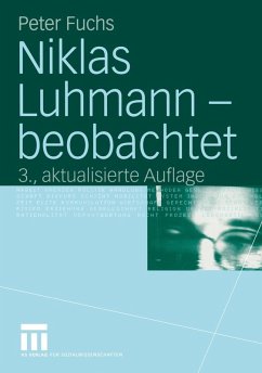 Niklas Luhmann - beobachtet (eBook, PDF) - Fuchs, Peter