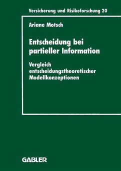 Entscheidung bei partieller Information (eBook, PDF) - Motsch, Ariane