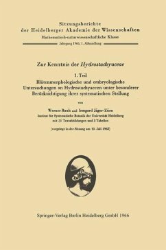 Cover Zur Kenntnis der Hydrostachyaceae (eBook, PDF)