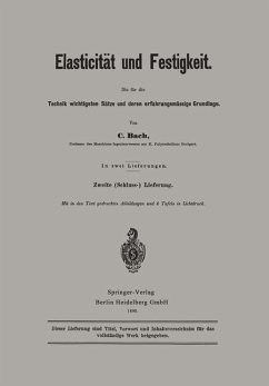 Cover Elasticität und Festigkeit (eBook, PDF)