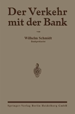 Cover Der Verkehr mit der Bank (eBook, PDF)