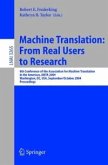 Machine Translation: From Real Users to Research (eBook, PDF)