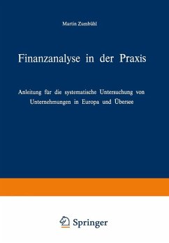 Finanzanalyse in der Praxis (eBook, PDF) - Zumbühl, Martin