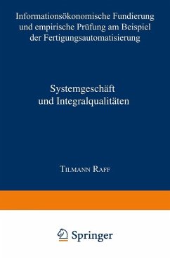 Cover Systemgeschäft und Integralqualitäten (eBook, PDF)