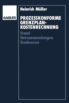 Prozeßkonforme Grenzplankostenrechnung (eBook, PDF) - Müller, Heinrich