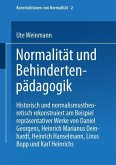 Normalität und Behindertenpädagogik (eBook, PDF)