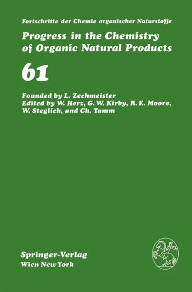 Fortschritte der Chemie organischer Naturstoffe / Progress in the Chemistry of Organic Natural Products (eBook, PDF) Fortschritte der Chemie organischer Naturstoffe / Progress in the Chemistry of Organic Natural Products (eBook, PDF)