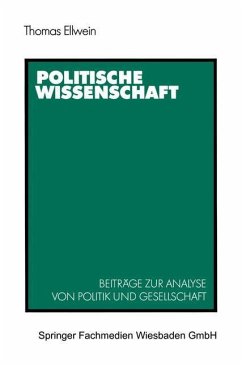 Politische Wissenschaft (eBook, PDF) - Ellwein, Thomas