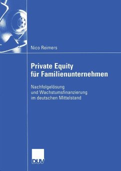 Private Equity für Familienunternehmen (eBook, PDF) - Reimers, Nico