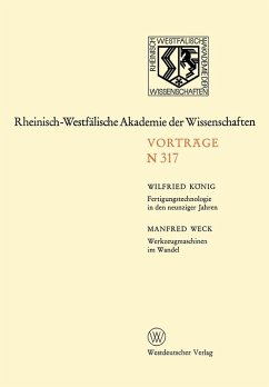Fertigungstechnologie in den neunziger Jahren. Werkzeugmaschinen im Wandel (eBook, PDF) - König, Wilfried