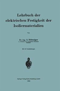 Cover Lehrbuch der elektrischen Festigkeit der Isoliermaterialien (eBook, PDF)