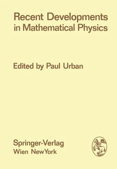 Recent Developments in Mathematical Physics (eBook, PDF)